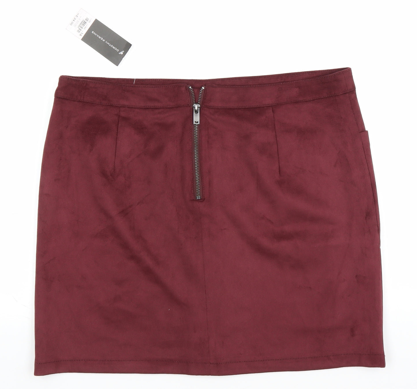Dorothy Perkins Womens Red   Straight & Pencil Skirt Size 14