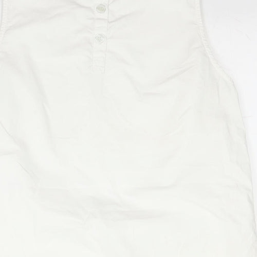 Kushi Womens White   Basic Tank Size 16