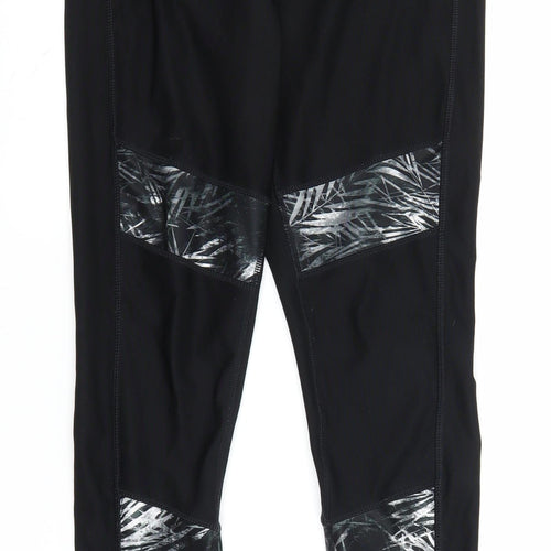 Athletic Works Womens Black   Jogger Leggings Size M L26 in