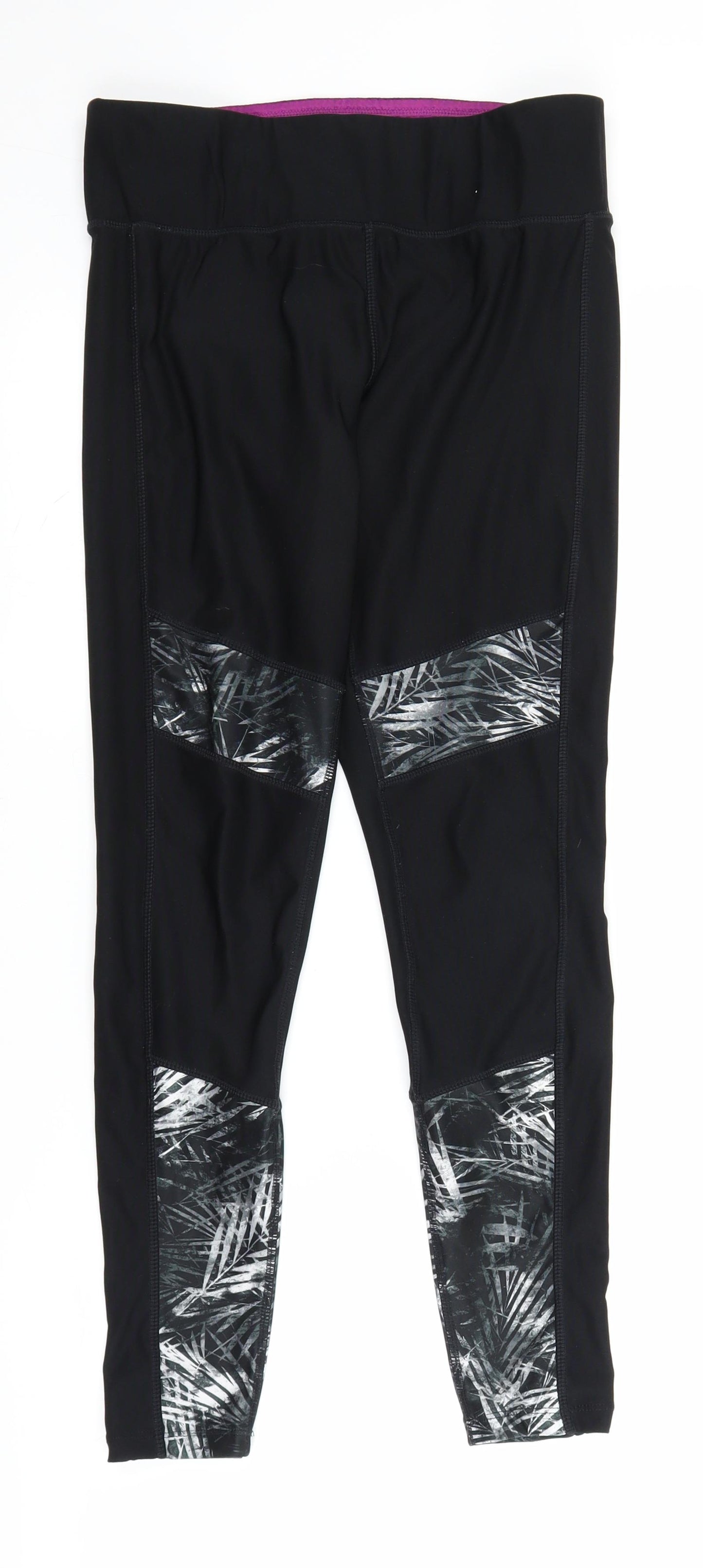 Athletic Works Womens Black   Jogger Leggings Size M L26 in