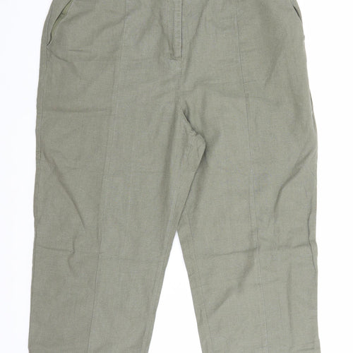 Anthology Womens Green   Chino Shorts Size 14
