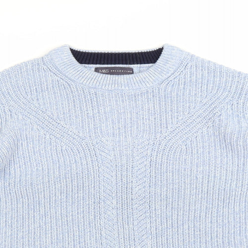 Marks and Spencer Womens Blue  Knit Pullover Jumper Size M