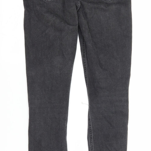 Topshop Womens Grey  Denim Jegging Jeans Size 25 in L25.5 in