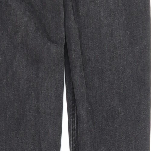 Topshop Womens Grey  Denim Jegging Jeans Size 25 in L25.5 in