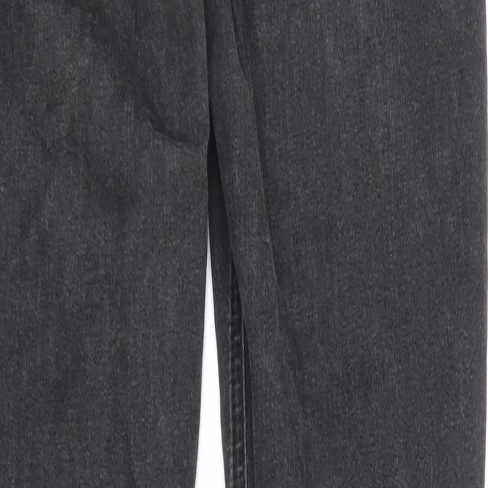 Topshop Womens Grey  Denim Jegging Jeans Size 25 in L25.5 in