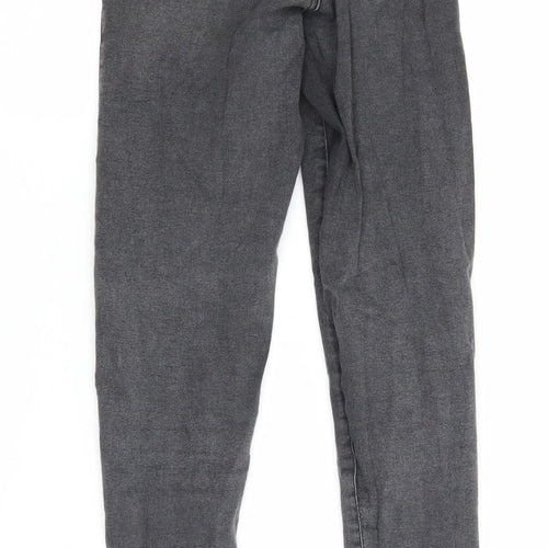 Topshop Womens Grey  Denim Jegging Jeans Size 25 in L26.5 in