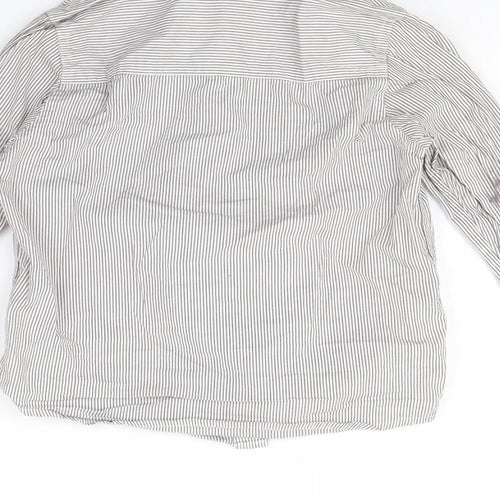 NEXT Boys White Striped  Basic Button-Up Size 5 Years