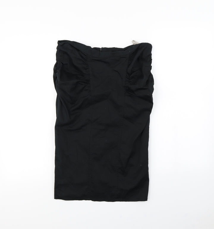 River Island Womens Black Straight & Pencil Skirt Size 10