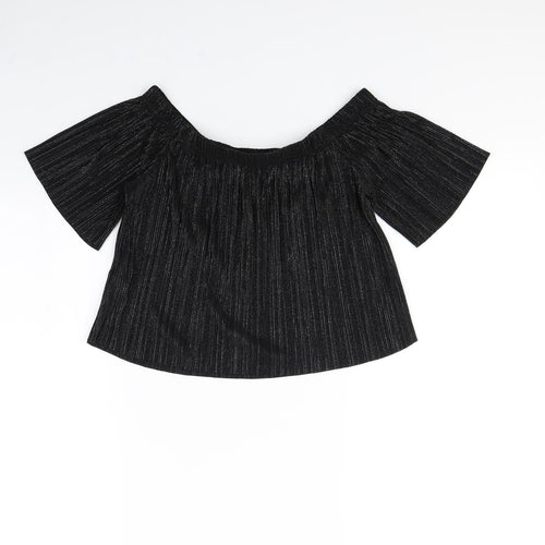 pretty little Thing Womens Black   Basic Tank Size 8