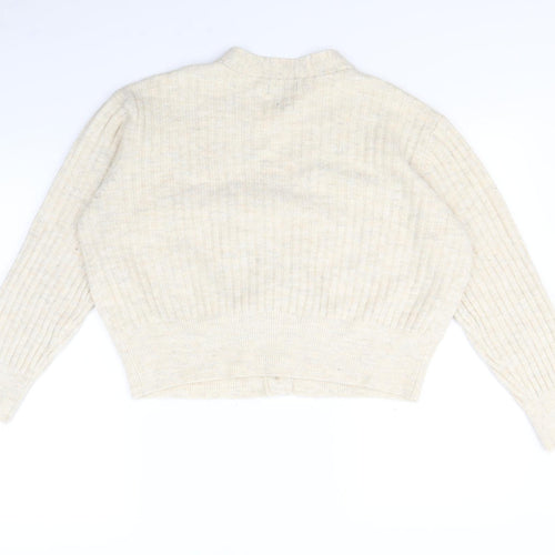 New Look Womens Ivory   Cardigan Jumper Size M