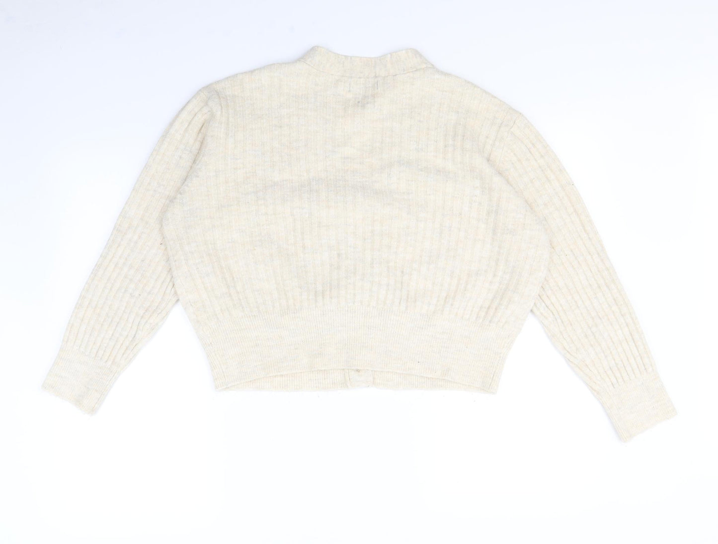 New Look Womens Ivory   Cardigan Jumper Size M