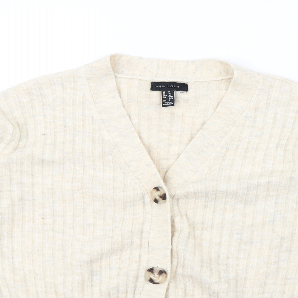 New Look Womens Ivory   Cardigan Jumper Size M