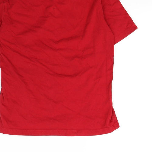 Craghoppers Boys Red   Basic T-Shirt Size 13 Years  - Bear Grylls
