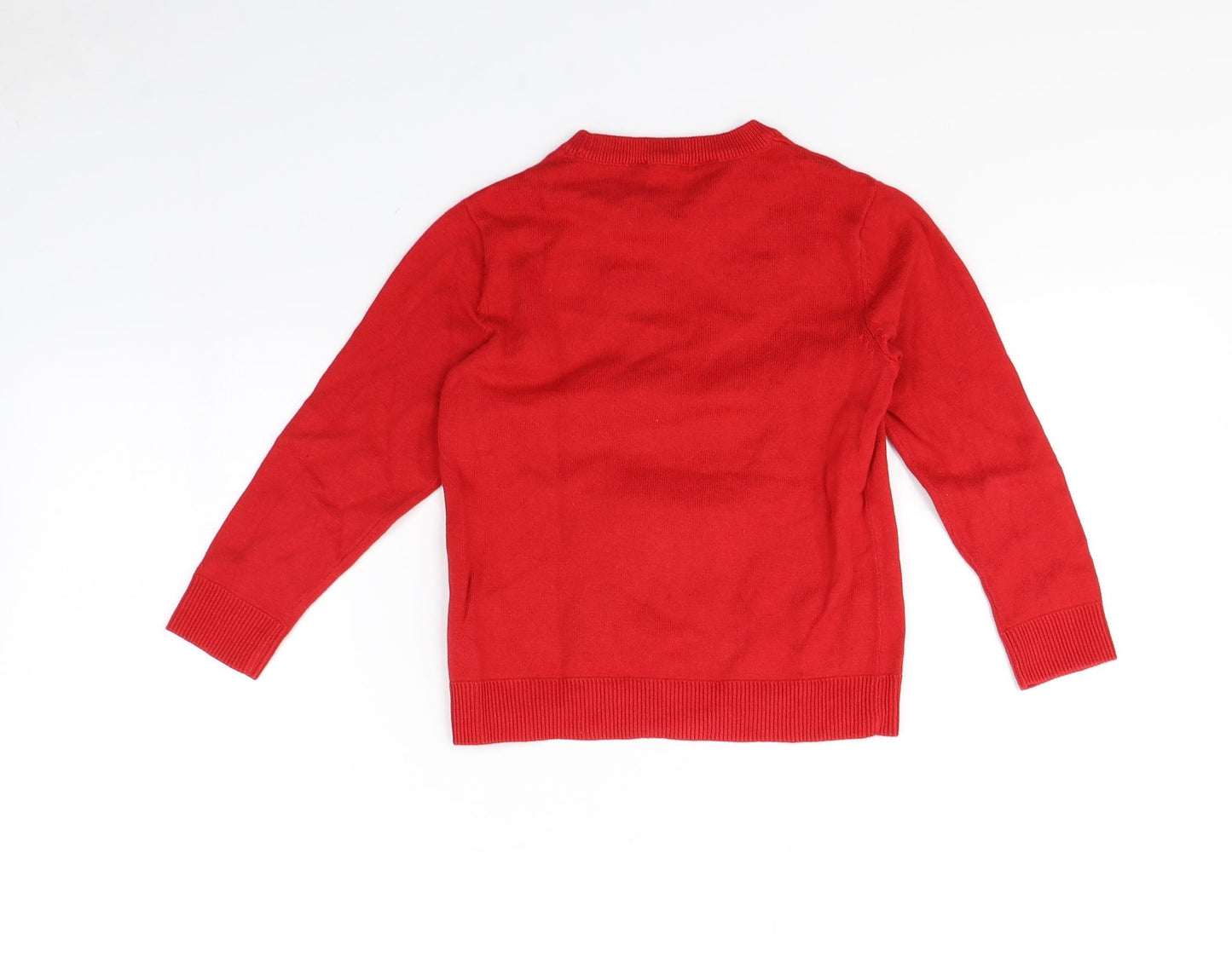H&M Boys Red   Pullover Jumper Size 4 Years  - Christmas jumper