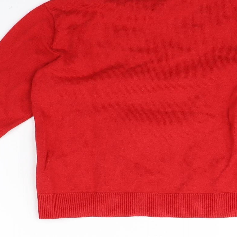 H&M Boys Red   Pullover Jumper Size 4 Years  - Christmas jumper