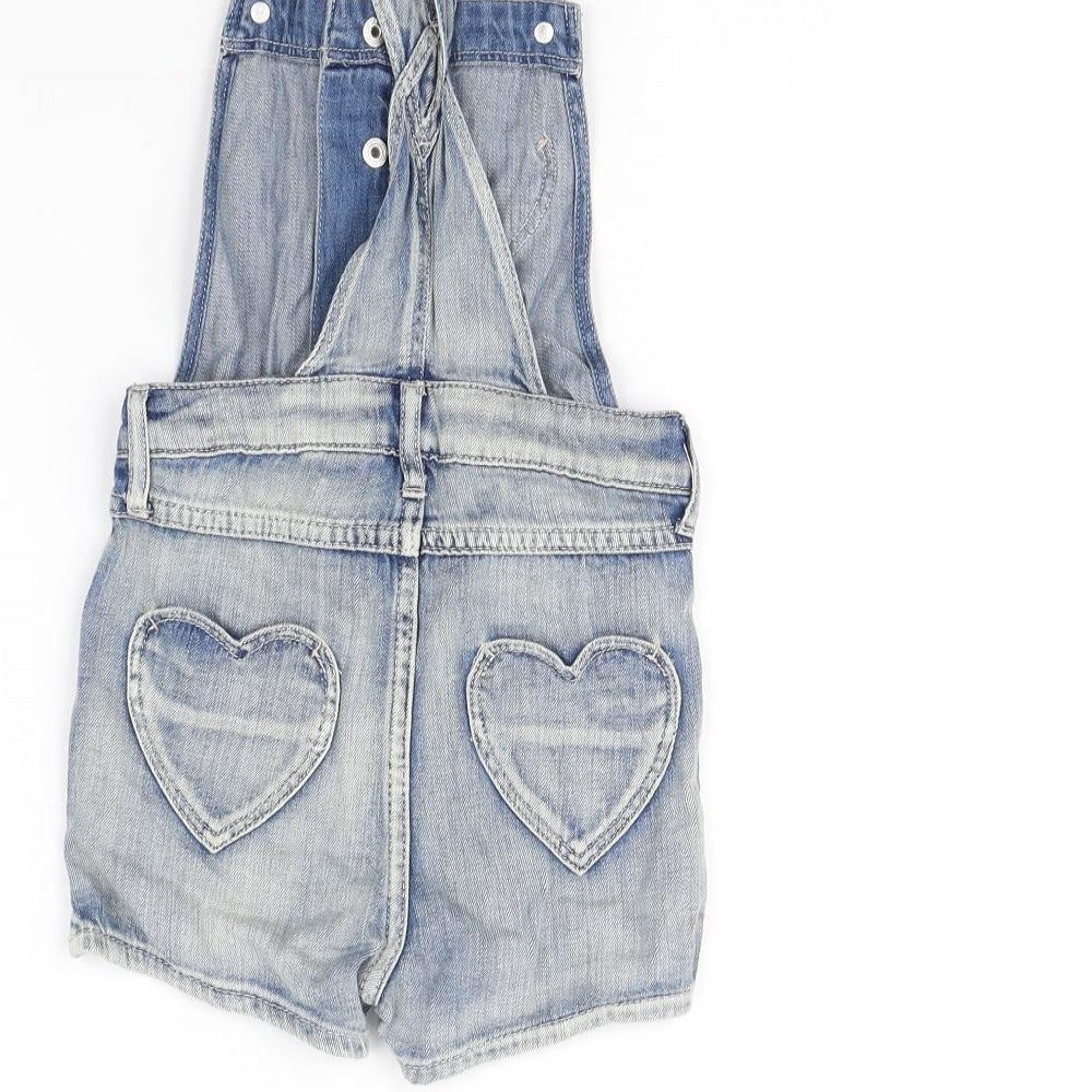 H&M Girls Blue   Playsuit One-Piece Size 4 Years