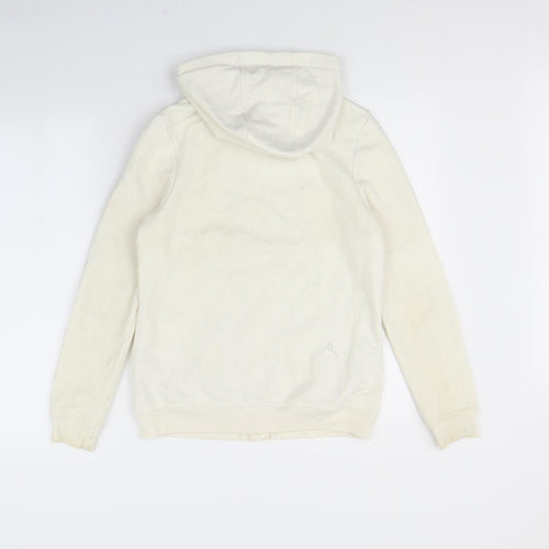 Denim & Co. Womens Ivory   Jacket  Size 8