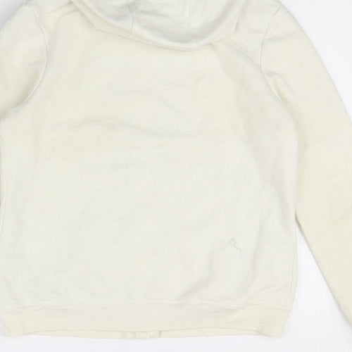 Denim & Co. Womens Ivory   Jacket  Size 8