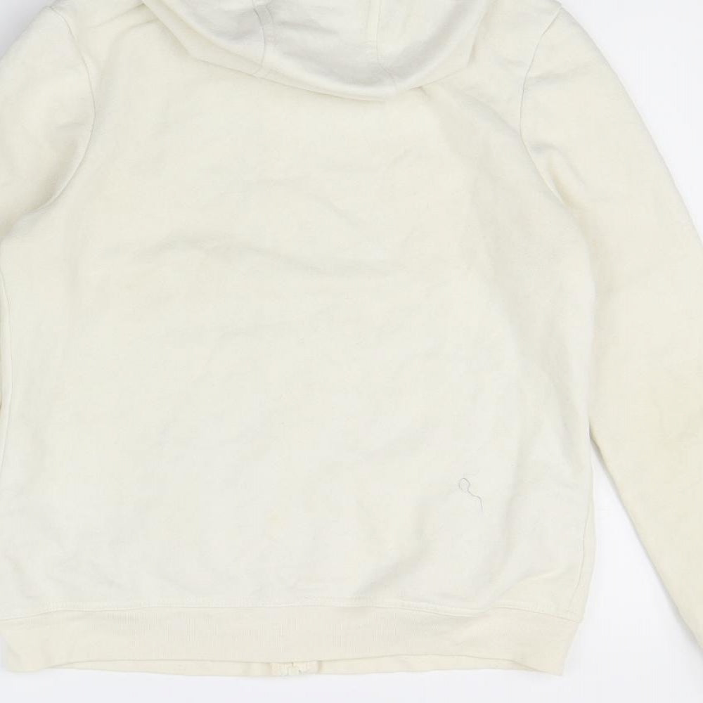 Denim & Co. Womens Ivory   Jacket  Size 8