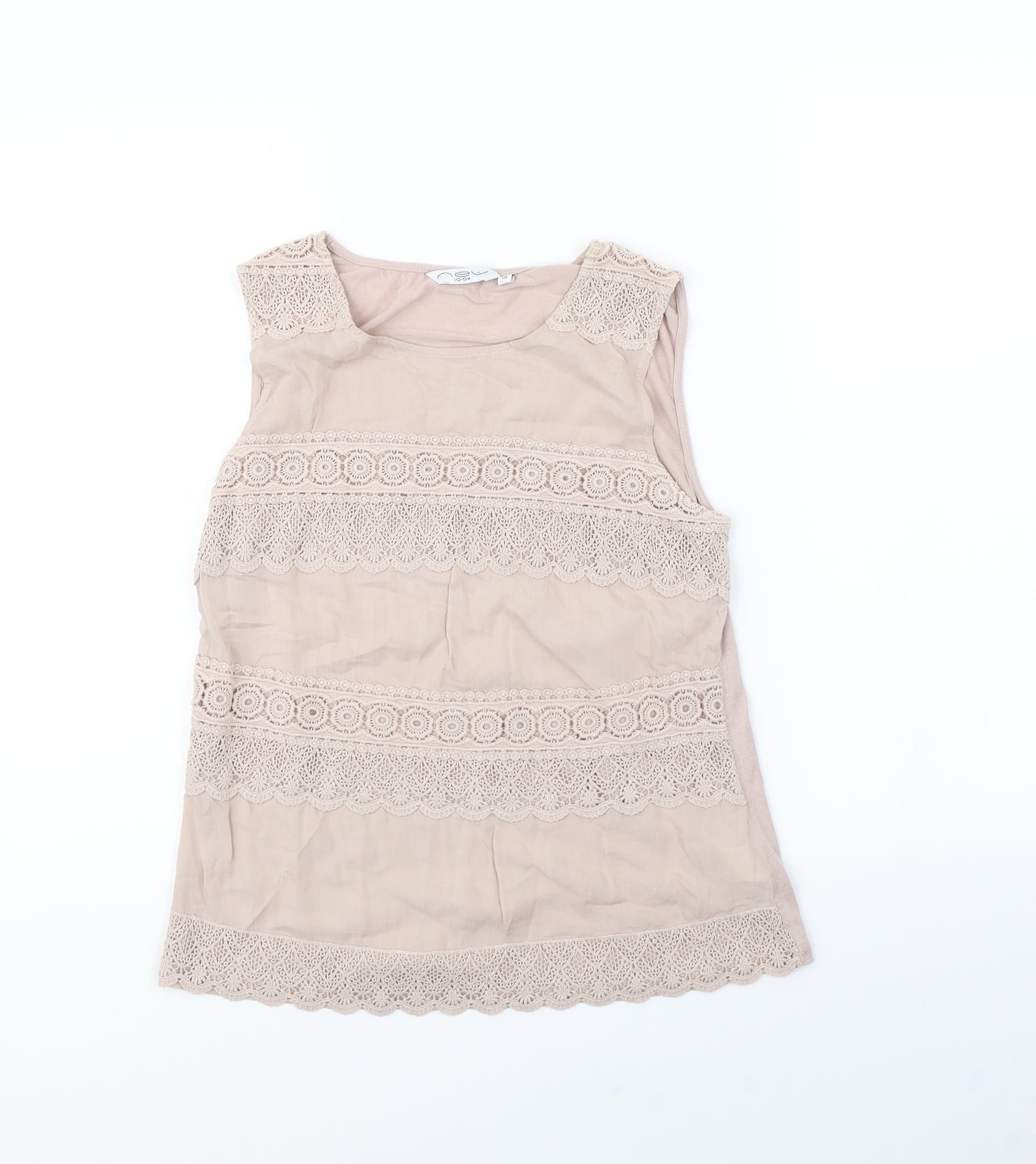 New Look Womens Pink   Basic Tank Size 10