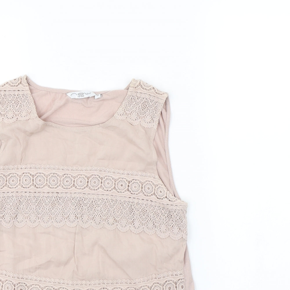 New Look Womens Pink   Basic Tank Size 10
