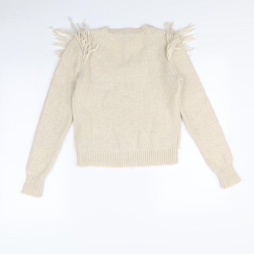 Be beau  Womens Beige   Pullover Jumper Size 8