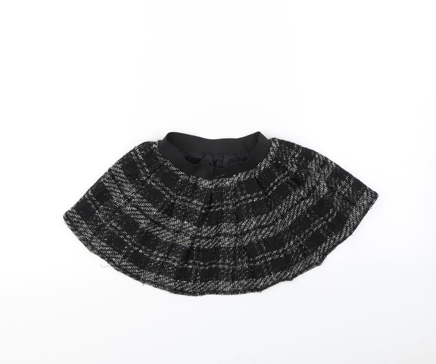 Preworn Girls Black   Flare Skirt Size 4 Years