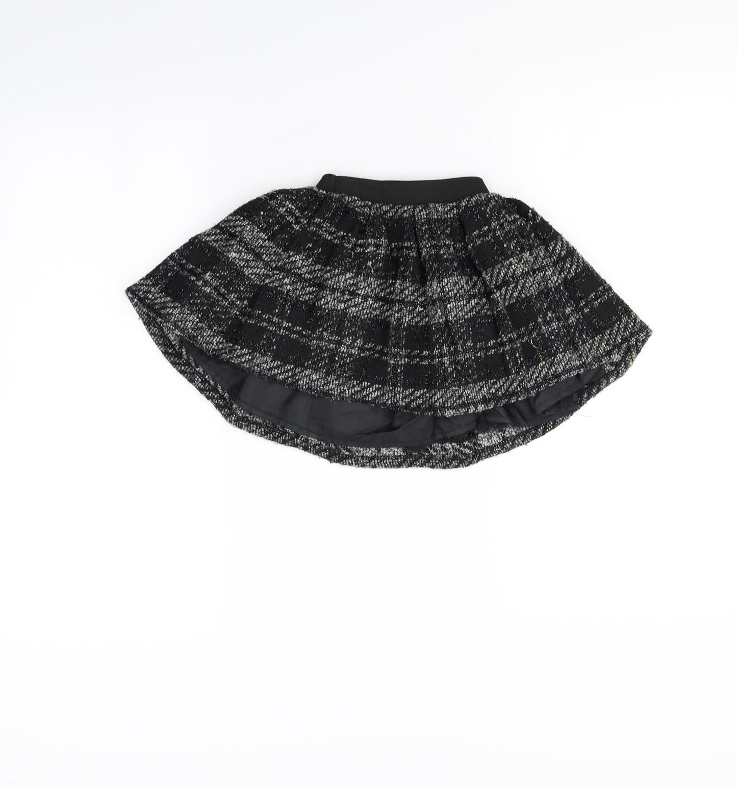 Preworn Girls Black   Flare Skirt Size 4 Years