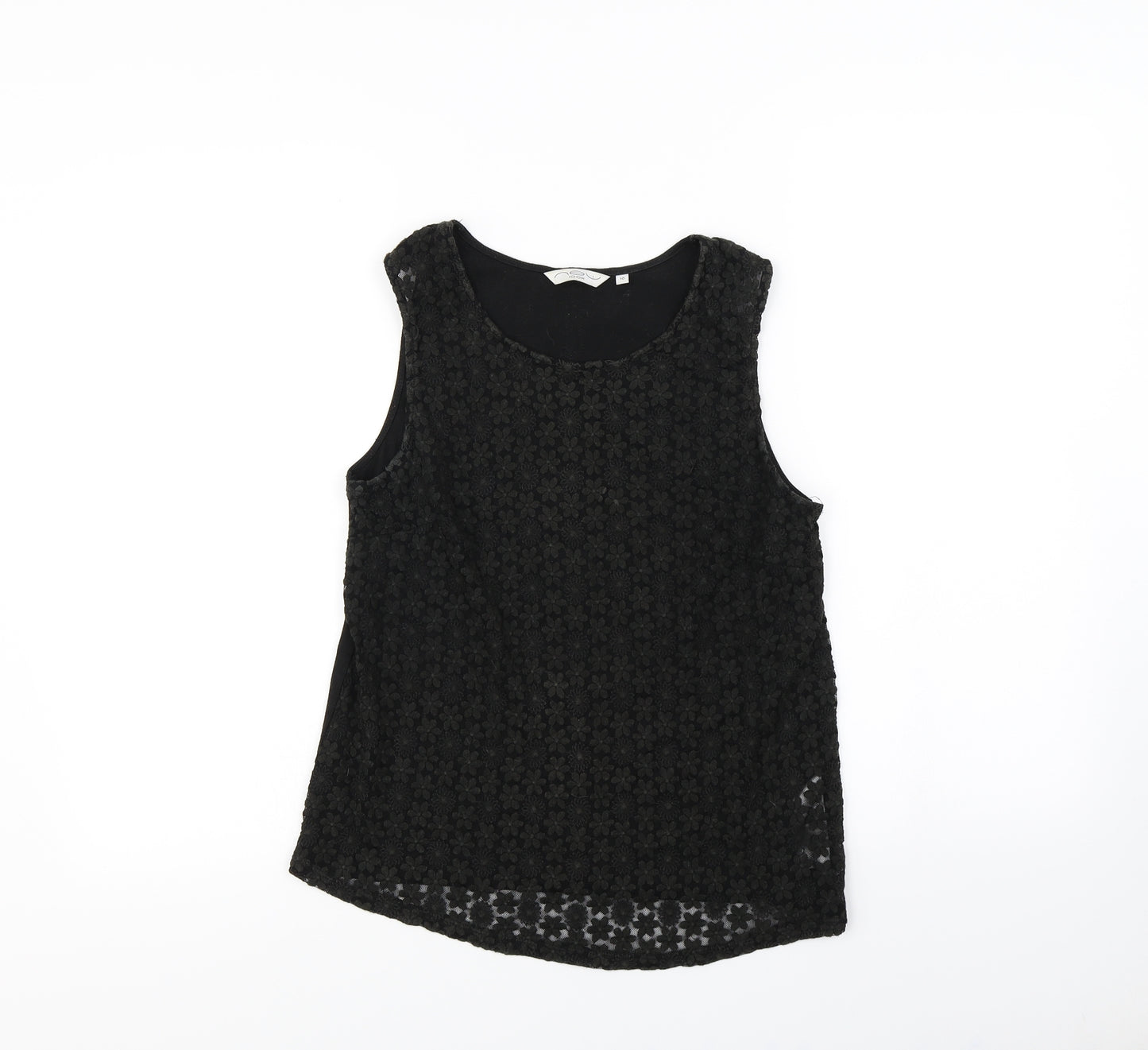 New Look Womens Black   Basic Tank Size 10