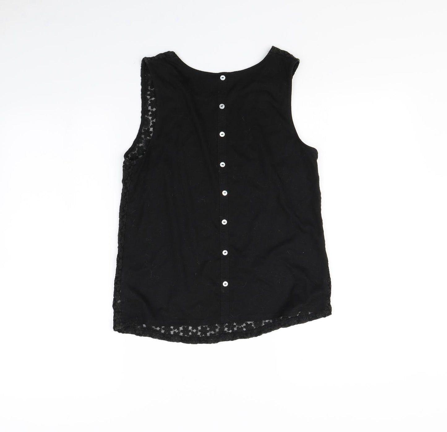 New Look Womens Black   Basic Tank Size 10