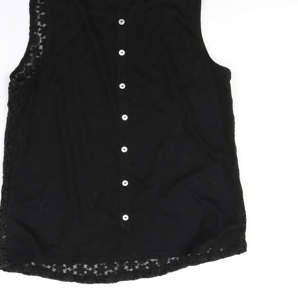 New Look Womens Black   Basic Tank Size 10