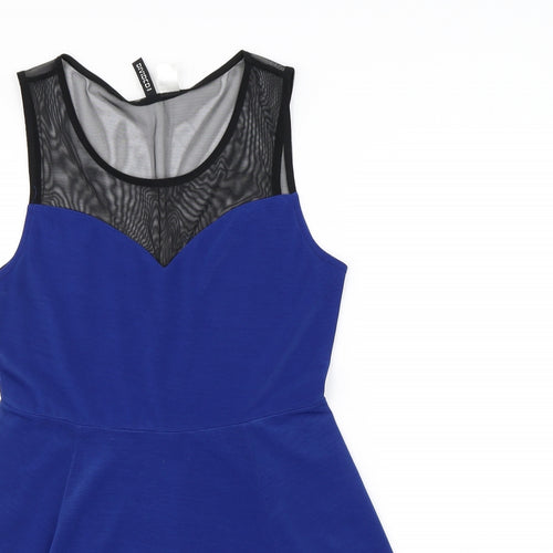 H&M Womens Blue   Fit & Flare  Size M