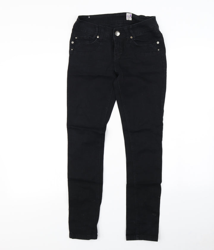 Preworn Womens Black   Skinny Jeans Size 8 L30 in