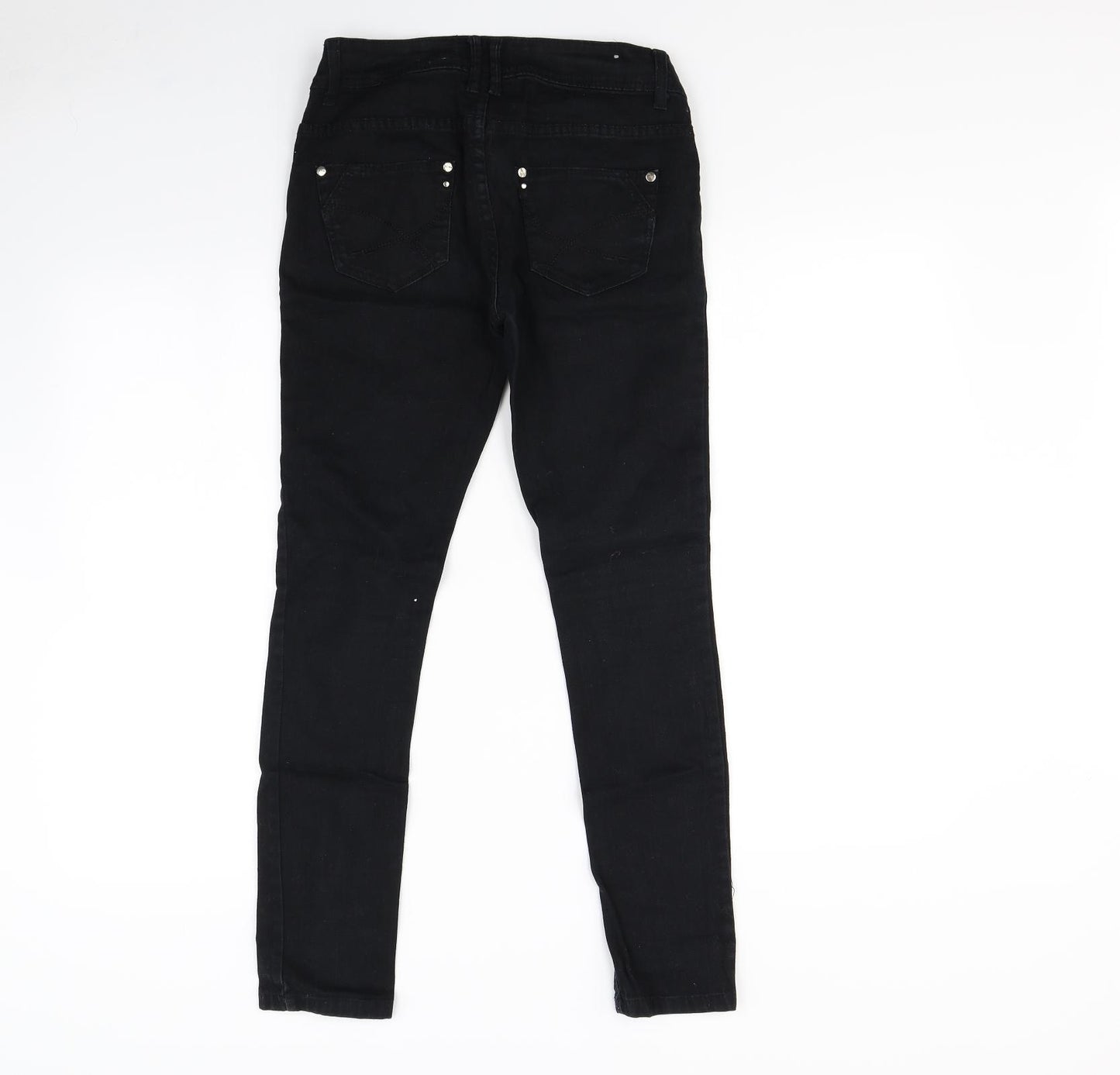 Preworn Womens Black   Skinny Jeans Size 8 L30 in