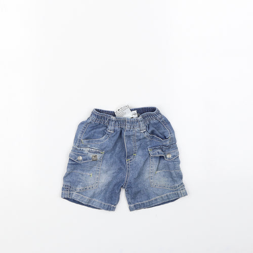 Preworn Baby Blue   Cropped Jeans Size 6-9 Months