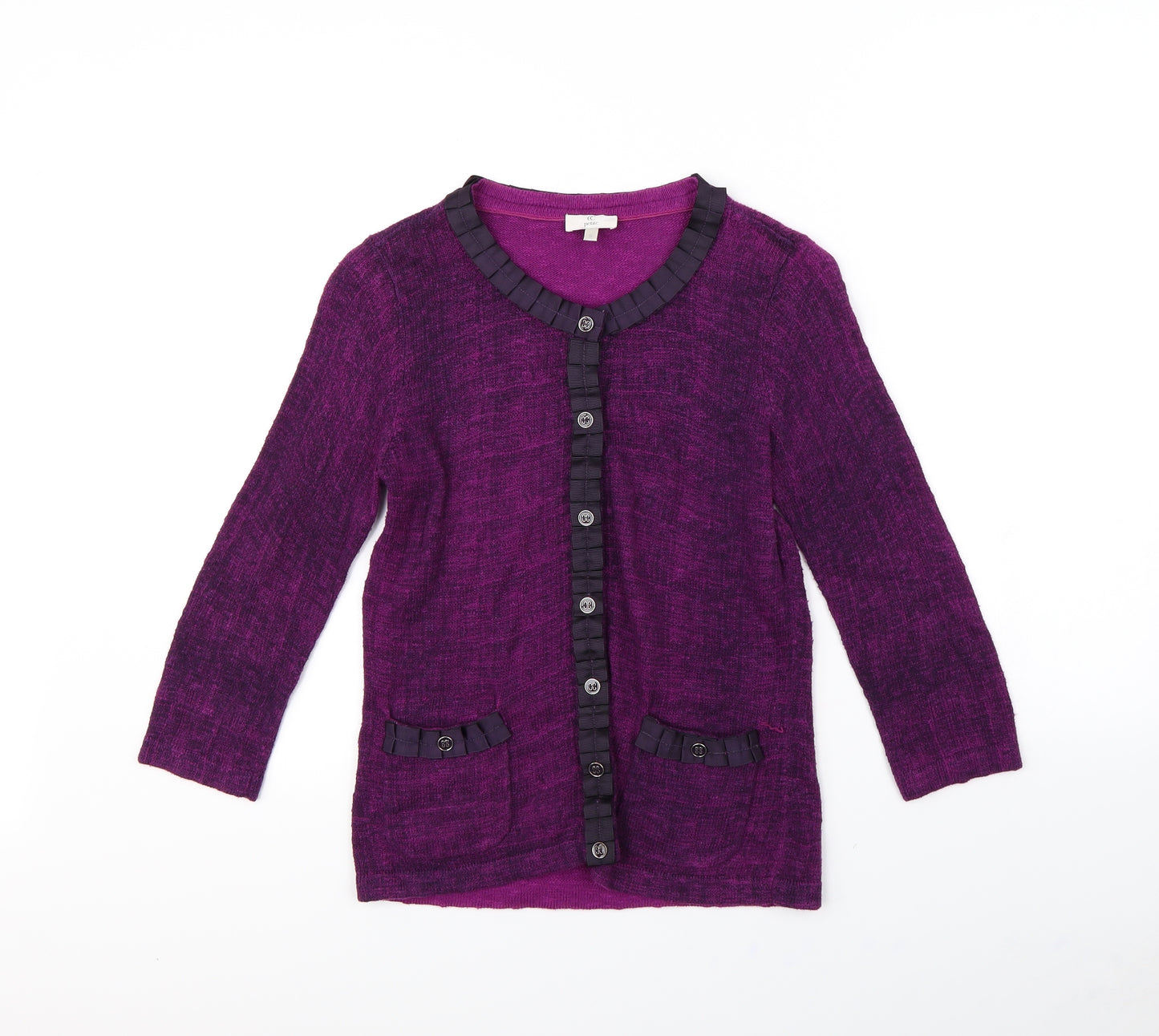 cc Womens Purple   Cardigan Jumper Size S