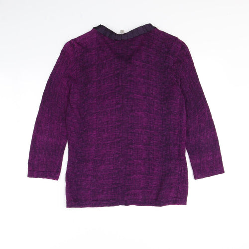 cc Womens Purple   Cardigan Jumper Size S