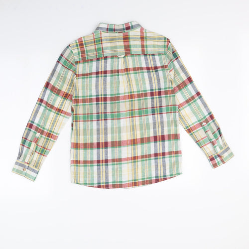 Autograph Boys Multicoloured Check  Basic Button-Up Size 11 Years