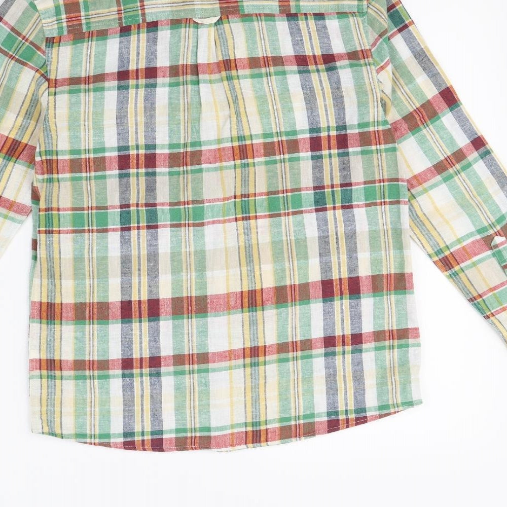 Autograph Boys Multicoloured Check  Basic Button-Up Size 11 Years