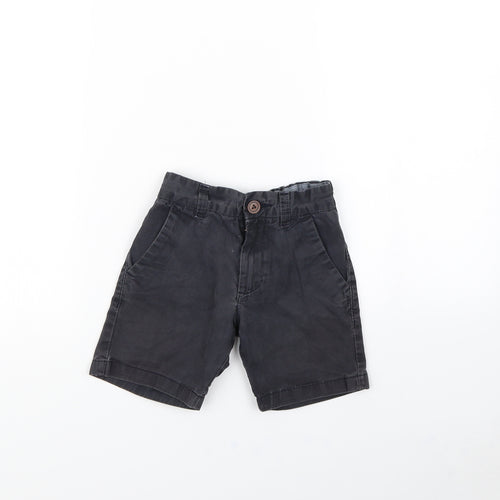 NEXT Boys Black   Chino Shorts Size 5 Years