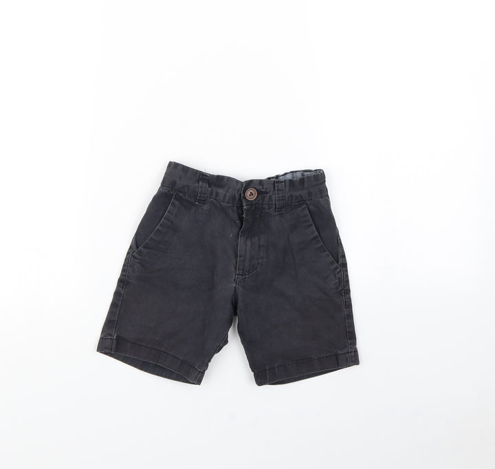 NEXT Boys Black Chino Shorts Size 5 Years