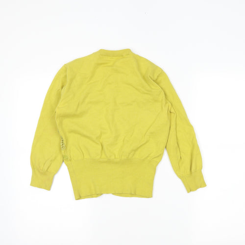Karen Millen Womens Yellow   Cardigan Jumper Size S