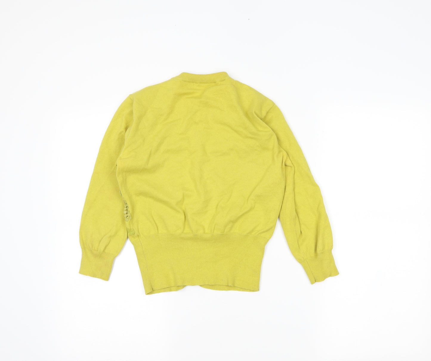 Karen Millen Womens Yellow   Cardigan Jumper Size S