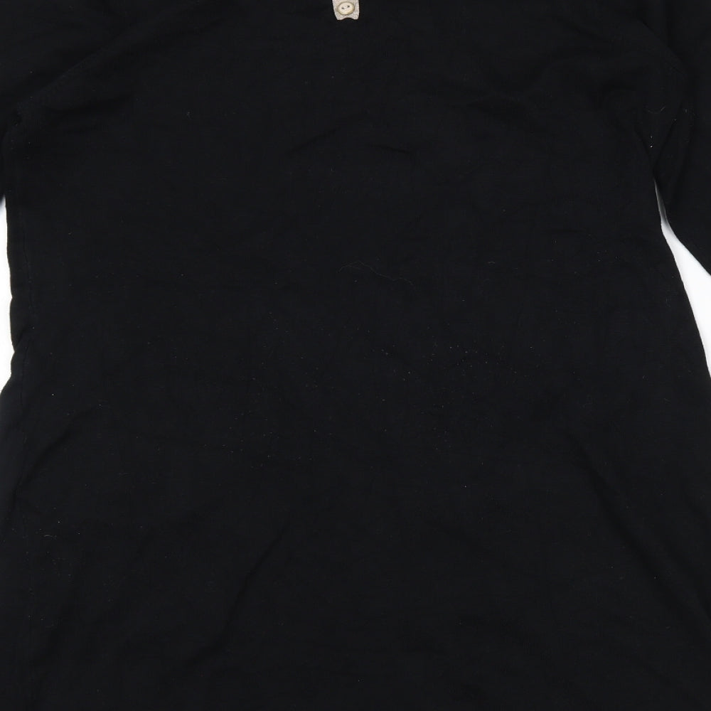BHS Womens Black   Tunic Jumper Size 16