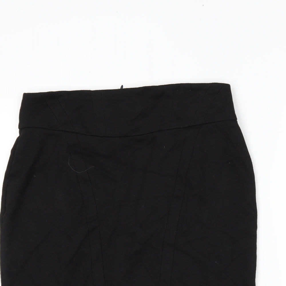F&F Womens Black   Straight & Pencil Skirt Size 14