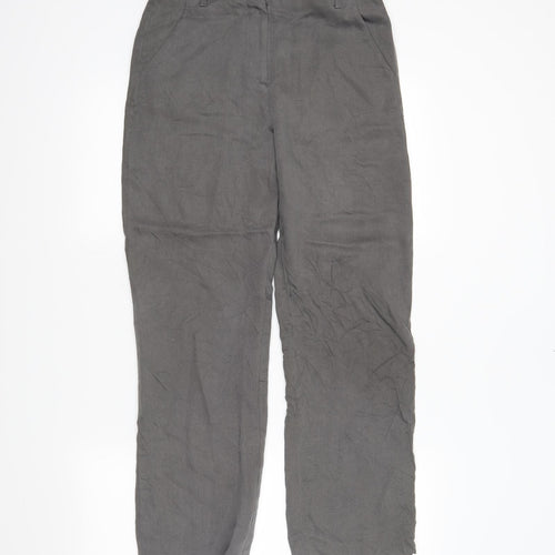 M&s Womens Grey   Trousers  Size S L27 in