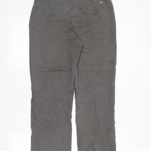 M&s Womens Grey   Trousers  Size S L27 in