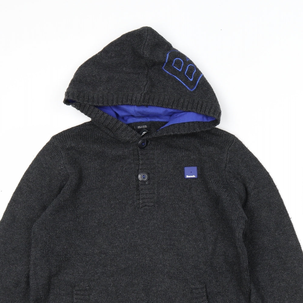 Bench Boys Grey   Full Zip Hoodie Size 13-14 Years