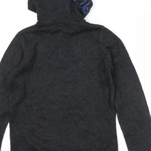Bench Boys Grey   Full Zip Hoodie Size 13-14 Years