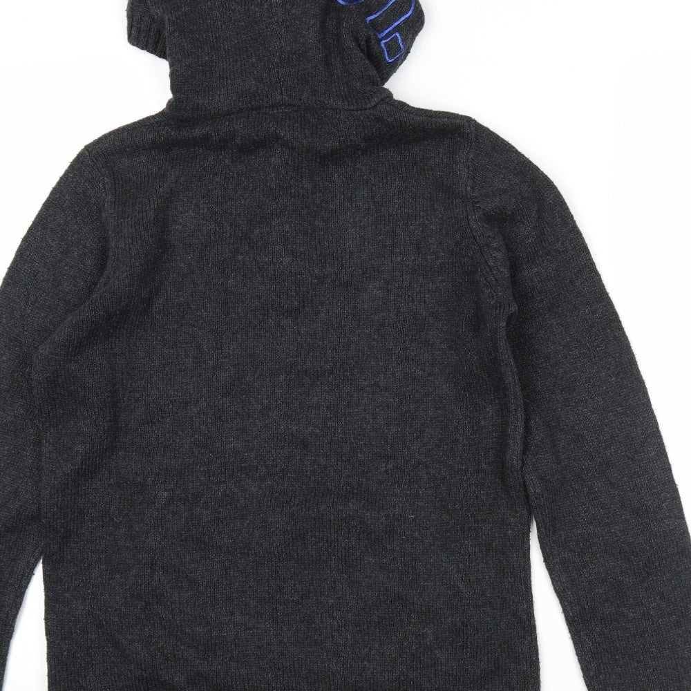 Bench Boys Grey   Full Zip Hoodie Size 13-14 Years
